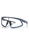 Oakley Rslv 149mm Prizm™ Polarized Shield Sunglasses In Grey