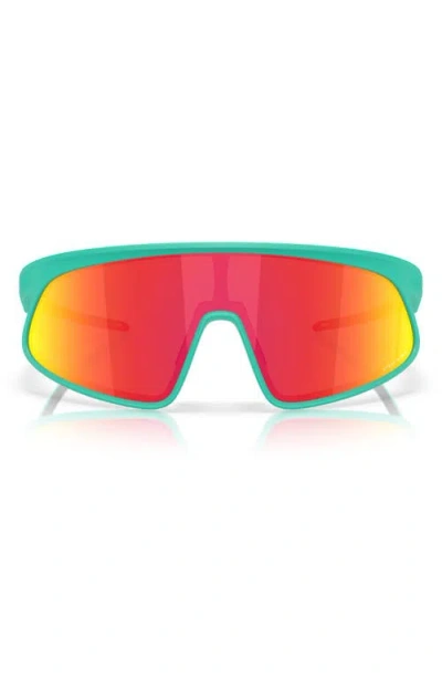 Oakley Rslv 149mm Prizm Polarized Shield Sunglasses In Multi