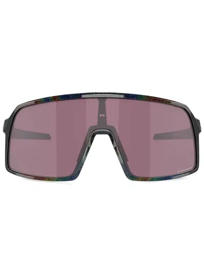 Oakley 수트로 S 기하학 프레임 선글라스 In Black