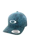 Oakley Sand-camo Strapback Hat In Blue