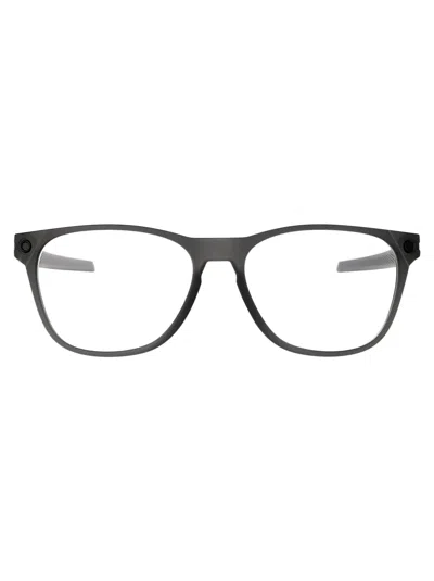 Oakley Satin Grey Acetate Optical Glasses In Pink