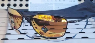 Pre-owned Oakley Savitar 6047-0458 Sunglasses Satn Black Ti/ Prizm Rose Gold Polarized