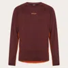 Oakley Seeker Revel Thermal Ls Jersey In Grenache