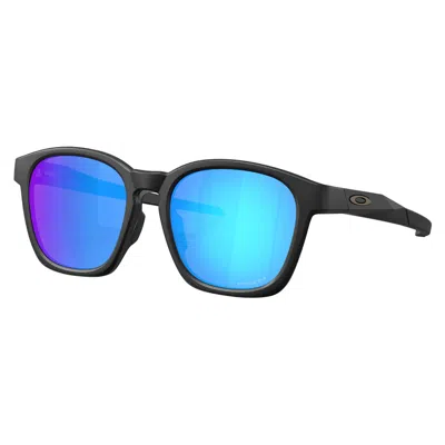 Oakley Shackle Prizm Sapphire Square Unisex Sunglasses Oo9507d 950701 52 In Metallic