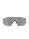 Oakley Shield Geometric Sunglasses In Gray