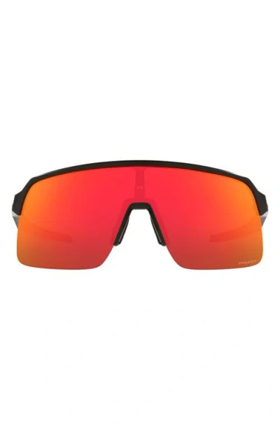 Oakley Shield Sunglasses In Matte Black/prizm Ruby