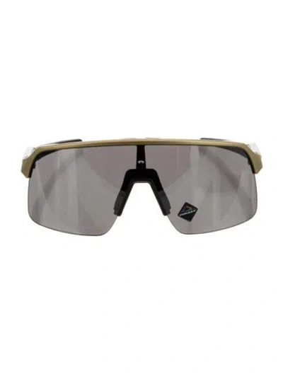 Pre-owned Oakley Shield Tinted Sunglasses In Black