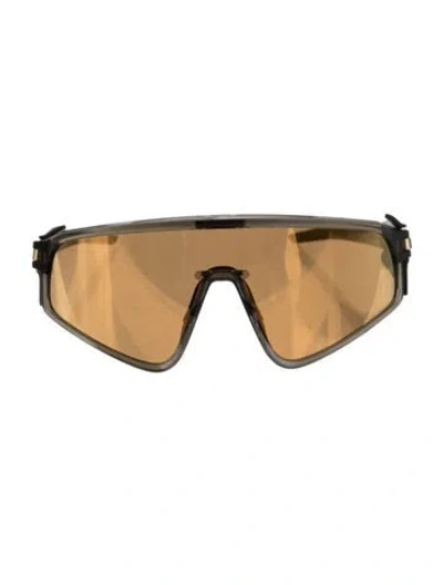 Pre-owned Oakley Shield Tinted Sunglasses In Black