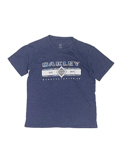 Pre-owned Oakley Kids' Short Sleeve T-shirt In Blue