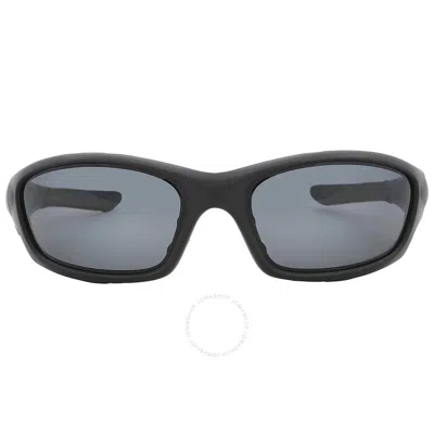 Oakley Si Straight Jacket Grey Polarized Rectangular Men's Sunglasses Oo9039 11-014 61 In Blue