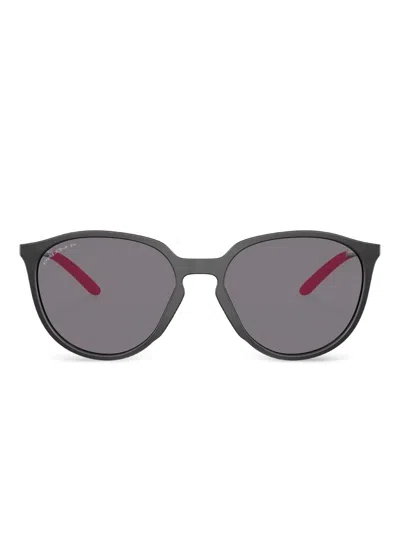 Oakley Sielo Round-frame Sunglasses In Black