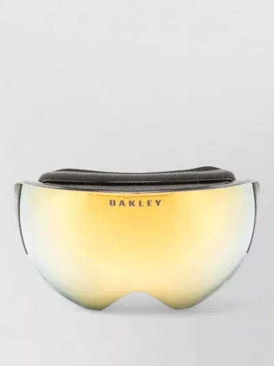 Oakley Silk Nylon Sunglasses Reflective Lenses Adjustable Strap In Yellow