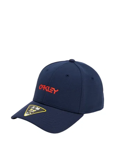 Oakley Six-panel Stretch-fit Cap In Blue