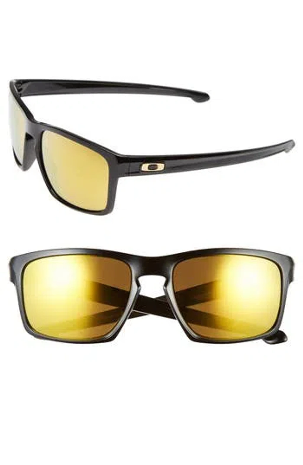 Oakley sliver F 59mm Sunglasses In Polished Black 24k Iridium ModeSens