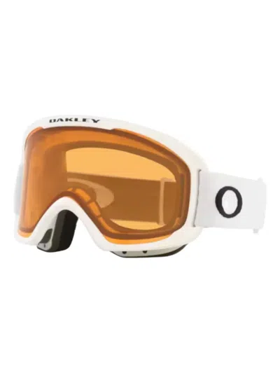 Oakley Matte White Acetate Sunglasses In Orange
