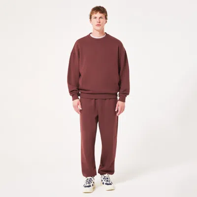 Oakley Soho Crew Neck Sweatshirt In Grenache