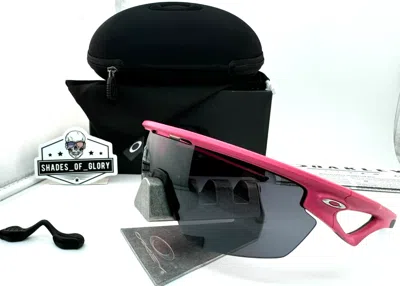 Pre-owned Oakley Sphaera Matte Neon Pink W/ Prizm Black Sunglasses Oo9403-10 Authentic