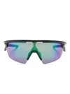 Oakley Sphaera Shield-frame Sunglasses In Black