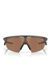 Oakley Sphaera Shield-frame Sunglasses In Burgundy