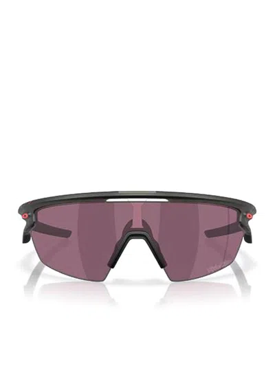 Oakley Sphaera Logo-engraved Sunglasses In Black