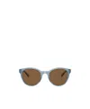 Oakley Spindrift Prizm Bronze Round Ladies Sunglasses Oo9474 947411 52 In Blue