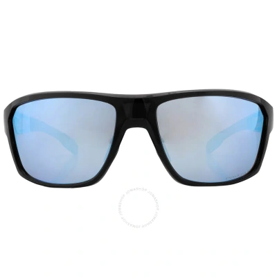 Oakley Split Shot Priizm Deep Water Polarized Wrap Men's Sunglasses Oo9416 941635 64 In Black / Ink