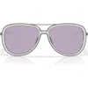 Oakley Split Time 58mm Prizm™ Pilot Sunglasses In Purple