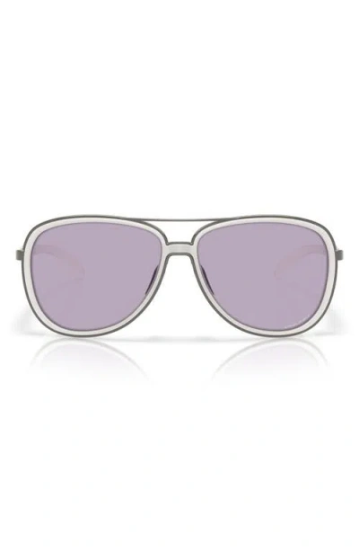 Oakley Women's Split Time Sunglasses, Oo4129 In Matte Vapor