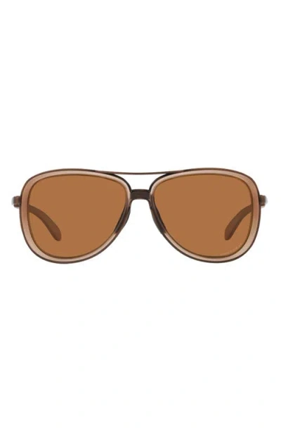 OAKLEY OAKLEY SPLIT TIME 58MM PRIZM™ POLARIZED PILOT SUNGLASSES