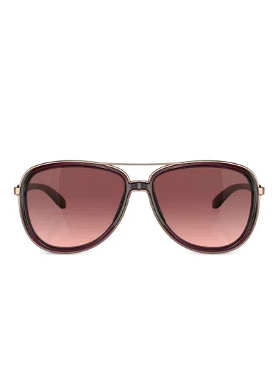 Oakley Split Time Sunglasses In Red