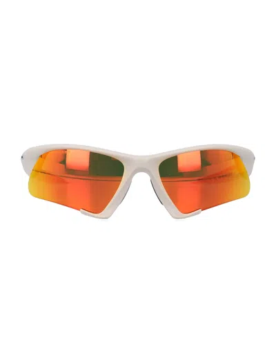 Oakley Sport Wrap Sunglasses With Mirrored Lens In Multi