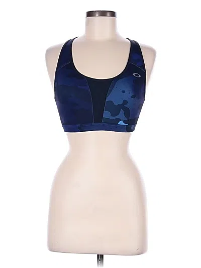 Pre-owned Oakley Sports Bra In Blue