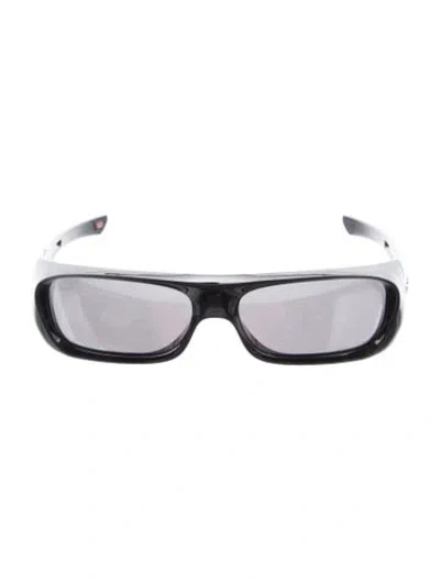 Pre-owned Oakley Square Tinted Sunglasses In Black