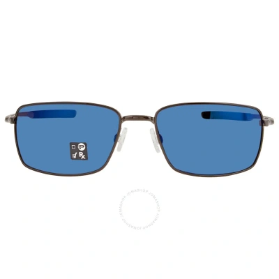 Oakley Square Wire Ice Iridium Rectangular Men's Sunglasses Oo4075 407502 60 In N/a
