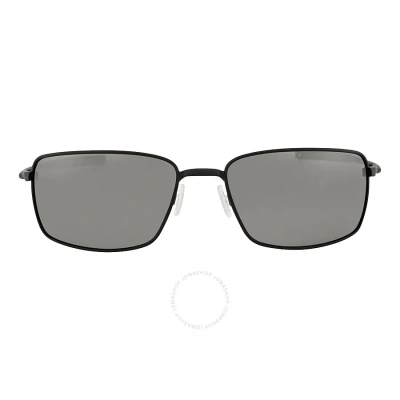 Oakley Square Wire Black Iridium Rectangular Men's Sunglasses Oo4075 407505 60