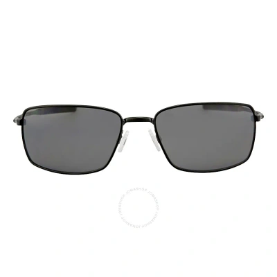 Oakley Square Wire Polarized Grey Rectangular Men's Sunglasses Oo4075 407504 60