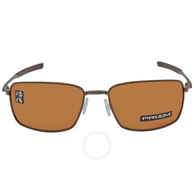 Oakley Square Wire Prizm Tungsten Polarized Rectangular Men's Sunglasses Oo4075 407514 60 In N/a
