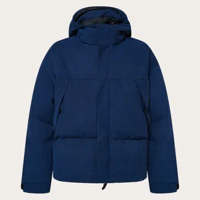 Oakley Sreetpeak Corduroy Puffer Jack In Blue