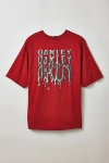 Oakley Stacked Metal Graphic Tee In Red, Men's At Urban Outfitters In Red