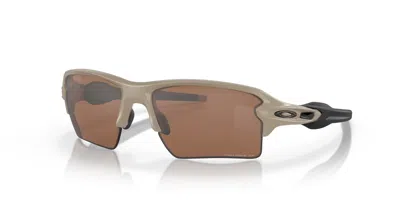 Pre-owned Oakley Standard Issue Flak® 2.0 Xl Desert Collection / Polarized Pr / Desert Tan In Prizm Tungsten Polarized