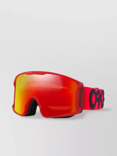 Oakley Strap Sunglasses With Curved Design And Full Coverage