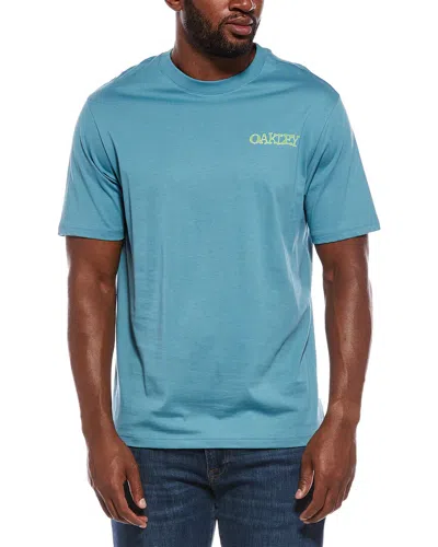 Oakley Stuck On T-shirt In Blue
