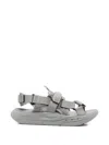 Oakley Studio Touch-strap Sandals In Gray
