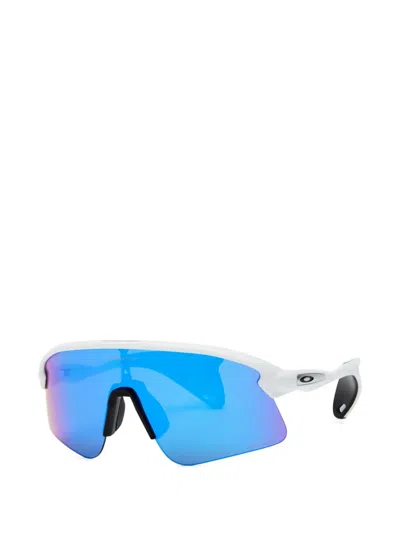 Oakley Stunt Devil Geometric-frame Sunglasses In White