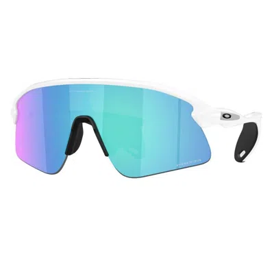 Oakley Stunt Devil Prizm Sapphire Shield Unisex Sunglasses Oo9517 951704 39 In White