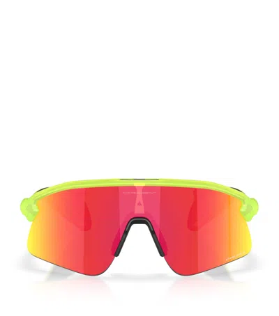 Oakley Stunt Devil Rectangle Sunglasses In Green