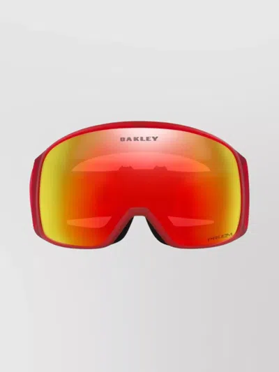 Oakley Stylish Eyewear With Adjustable Strap And Curved Lens In Brown