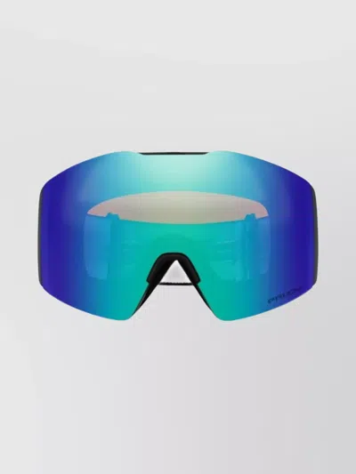 Oakley Stylish Sunglasses With Adjustable Strap And Curved Design In Blue