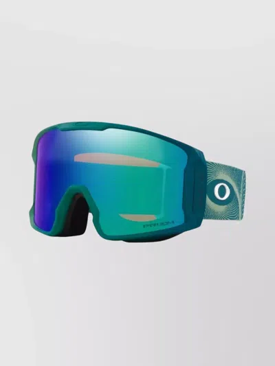 Oakley Stylish Sunglasses With Adjustable Strap And Wide Lens In Blue