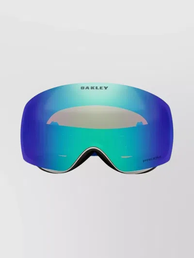 Oakley Stylish Wide Lens Sunglasses With Adjustable Strap In Blue